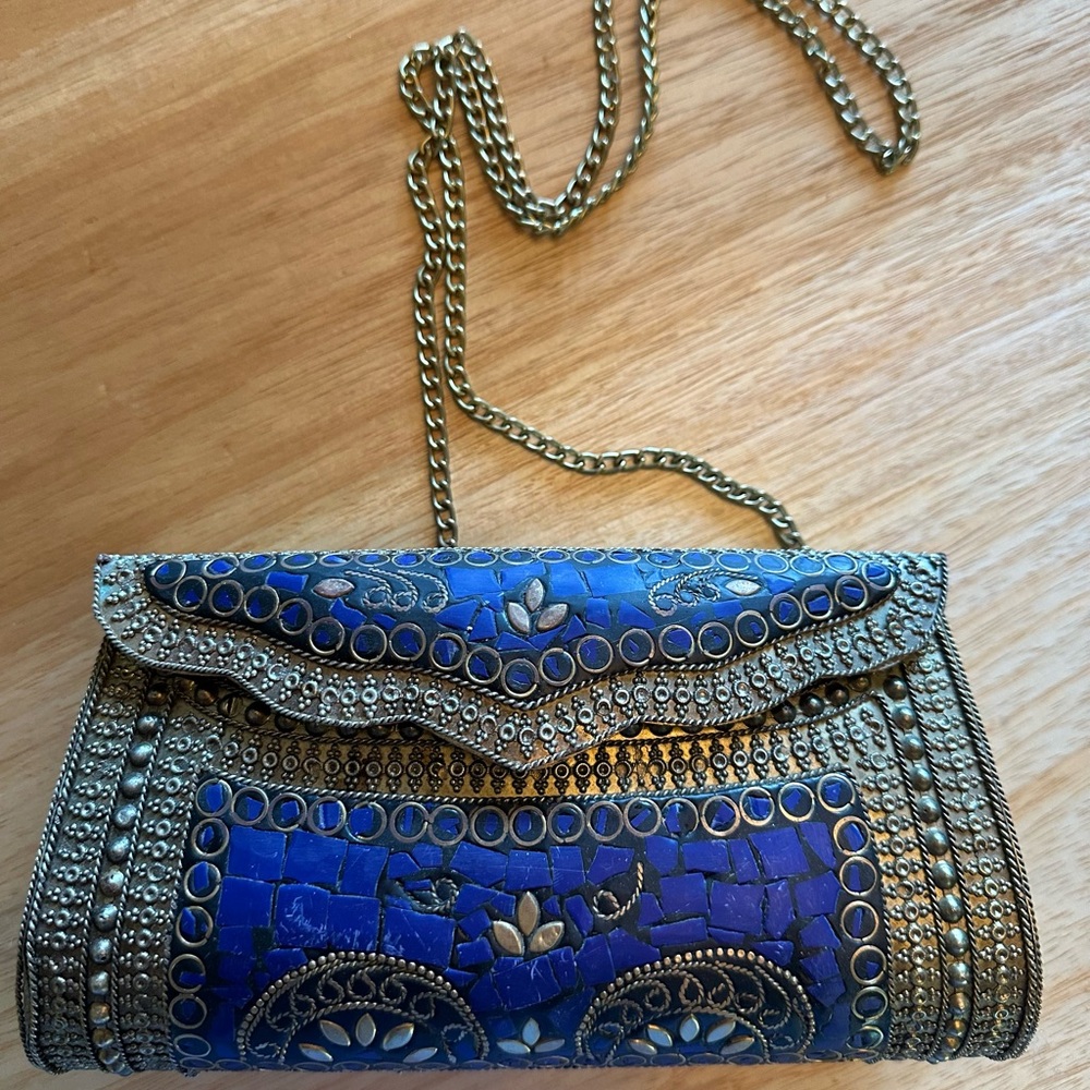 vintage inspired tin purse